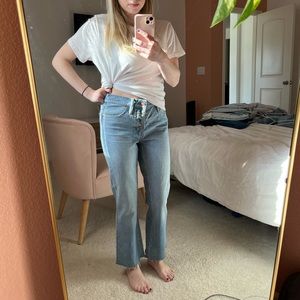 J Crew Demi Boot Crop Jeans. Worn once and realized they’re too big for me.